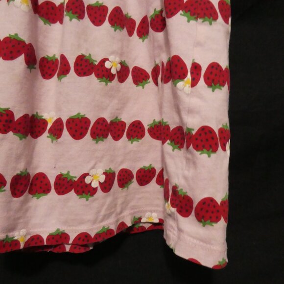 H&M | 2-4 years | Sleeveless Pink Summer Dress With Allover Strawberry Print - Picture 16 of 16